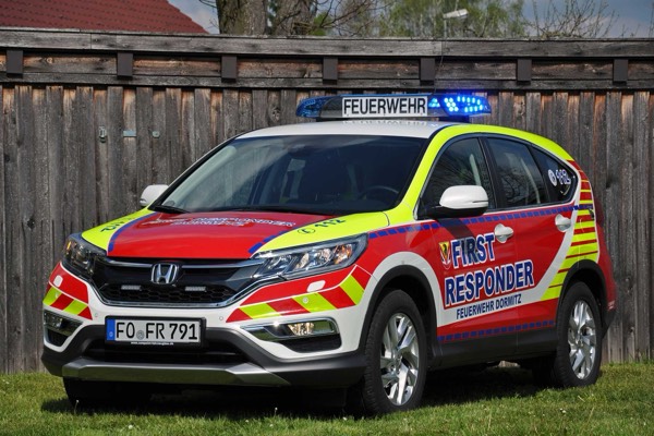 First-Responder-Fahrzeug der Feuerwehr Dormitz – ausgestattet mit medizinischer Notfallausrüstung