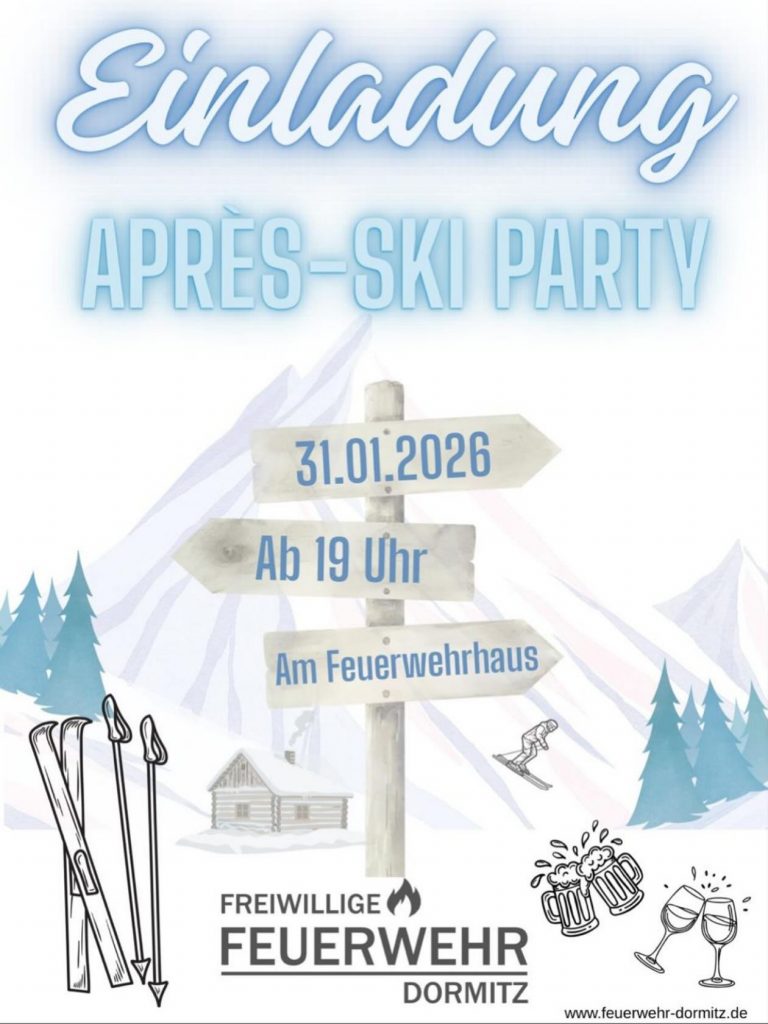 Einladung Apres Ski Party 2026